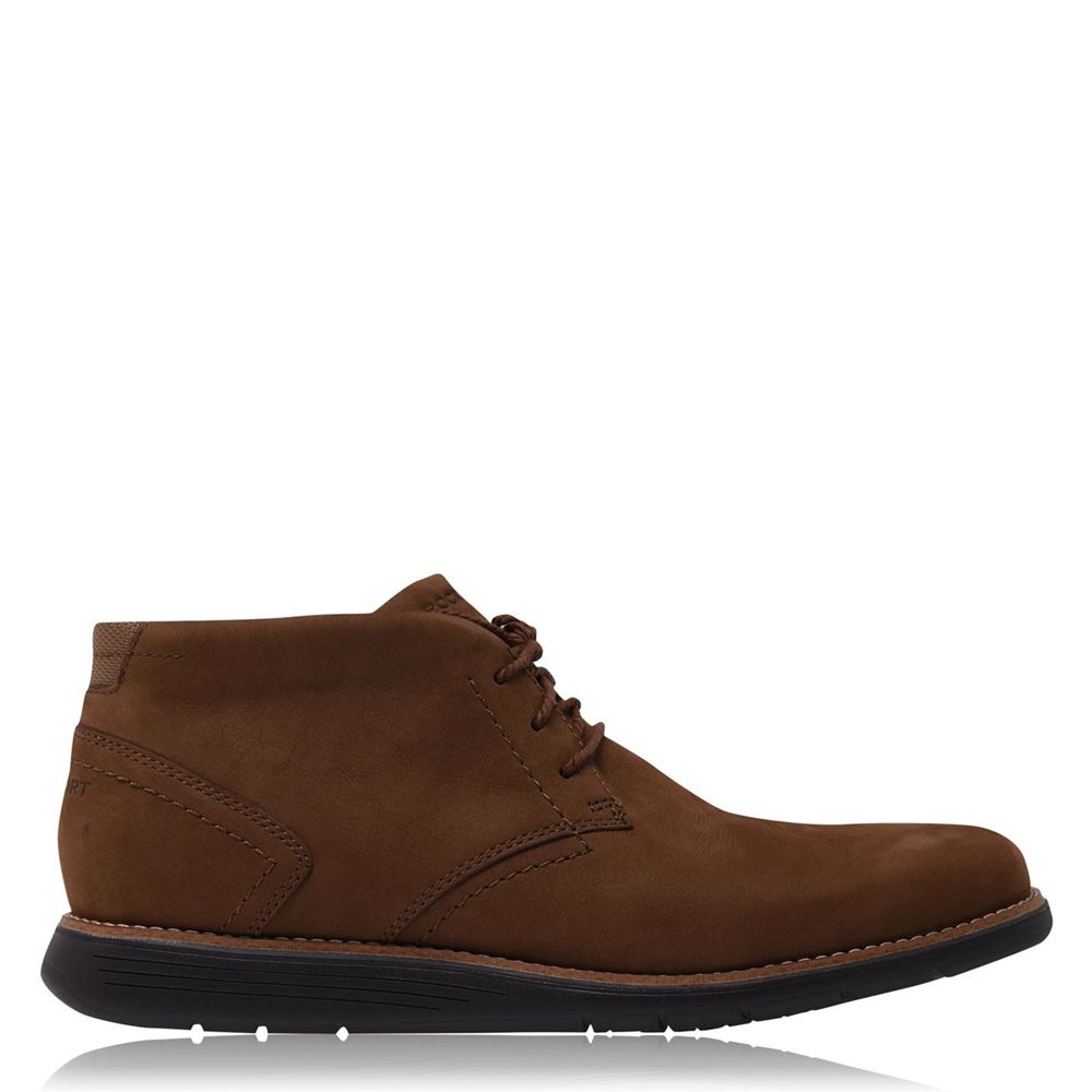 Rockport Total Motion - Mens Chukka Boots - Brown - NZ (UEQ-635978)